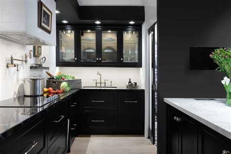 black steel minimal kitchen cabinets|black wall kitchen cabinets.